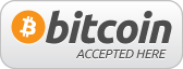 Bitcoin accepted here – Logo